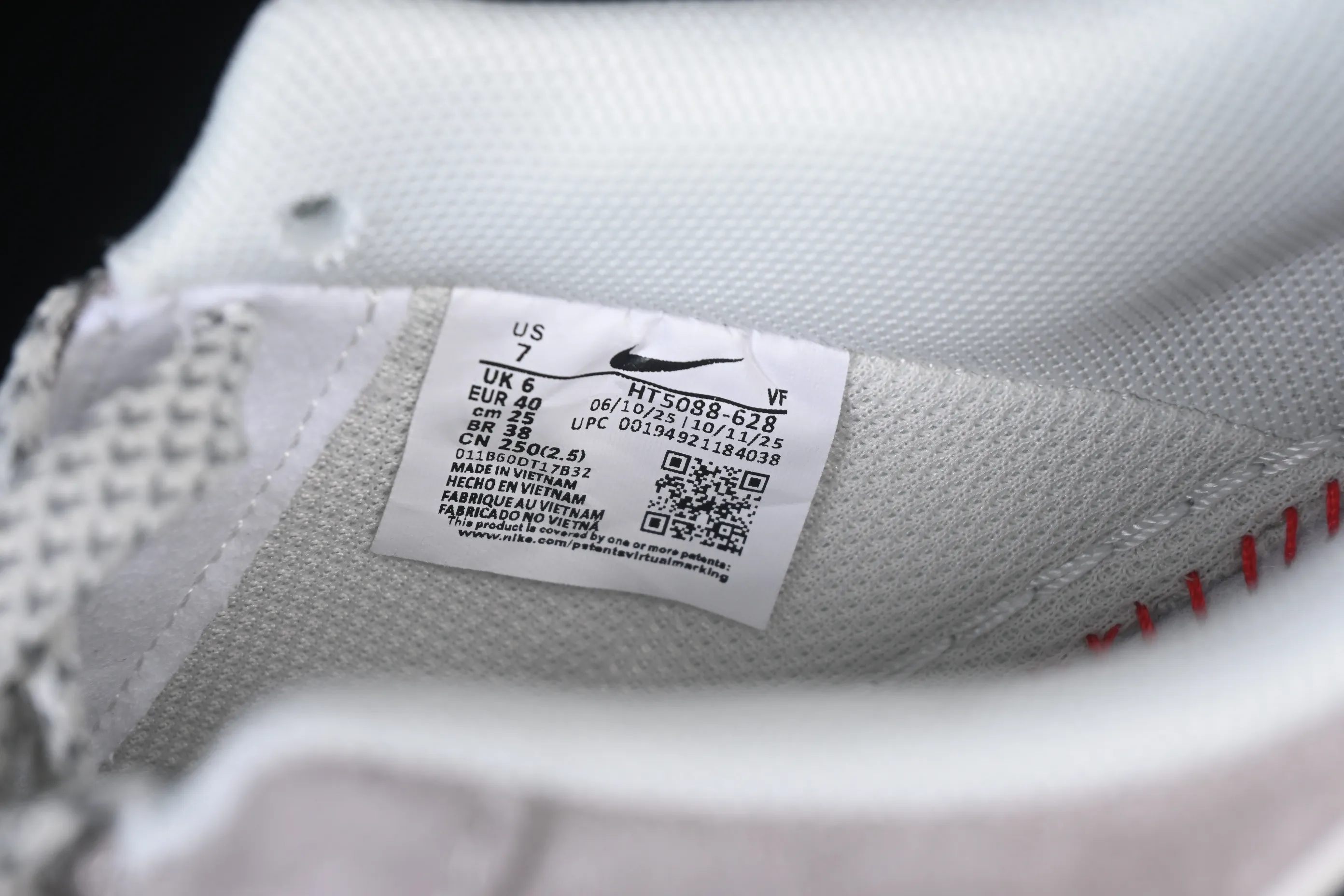 All categories Nk Air Force 1 Air Force series Nk Air Force 1 Low Air Force low-top Nike Air Force 1'07 Low Year of the Horse limited edition Gray-red texture Air Force 1 low-top casual sneakers HT5088-628